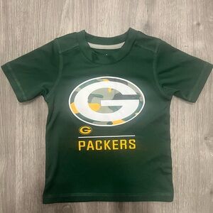 NFL Green Bay Packers Kids Short Sleeve Tee - Dri Fit material